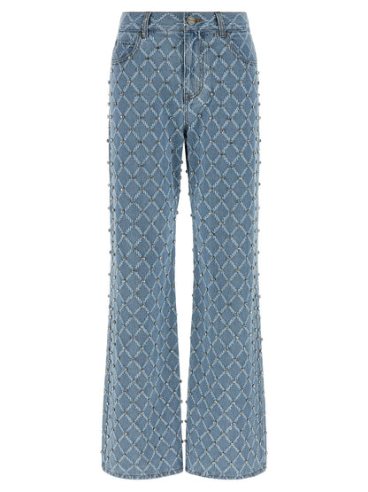 PINKO Blue Cotton Jeans Denim