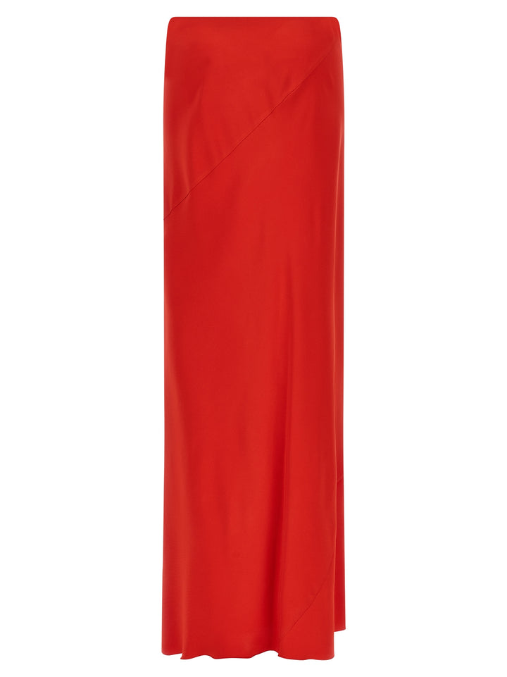 Ermanno Scervino Red Viscose Mini Skirt