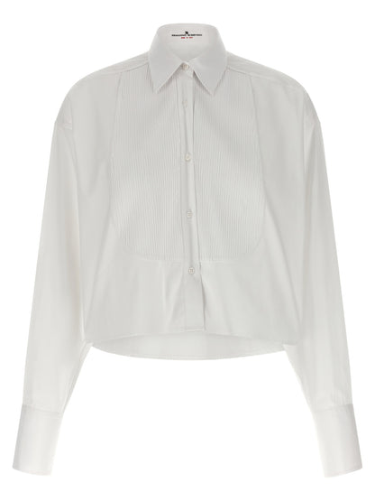 Ermanno Scervino White Cotton Blouse