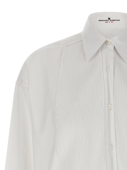 Ermanno Scervino White Cotton Blouse
