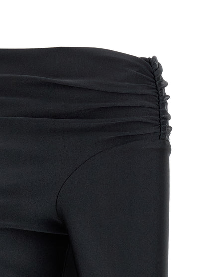 The Andamane Black Polyamide Tank Tops