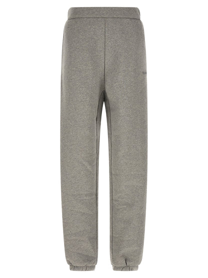 The Attico Gray Cotton Joggers (Workout Pants)
