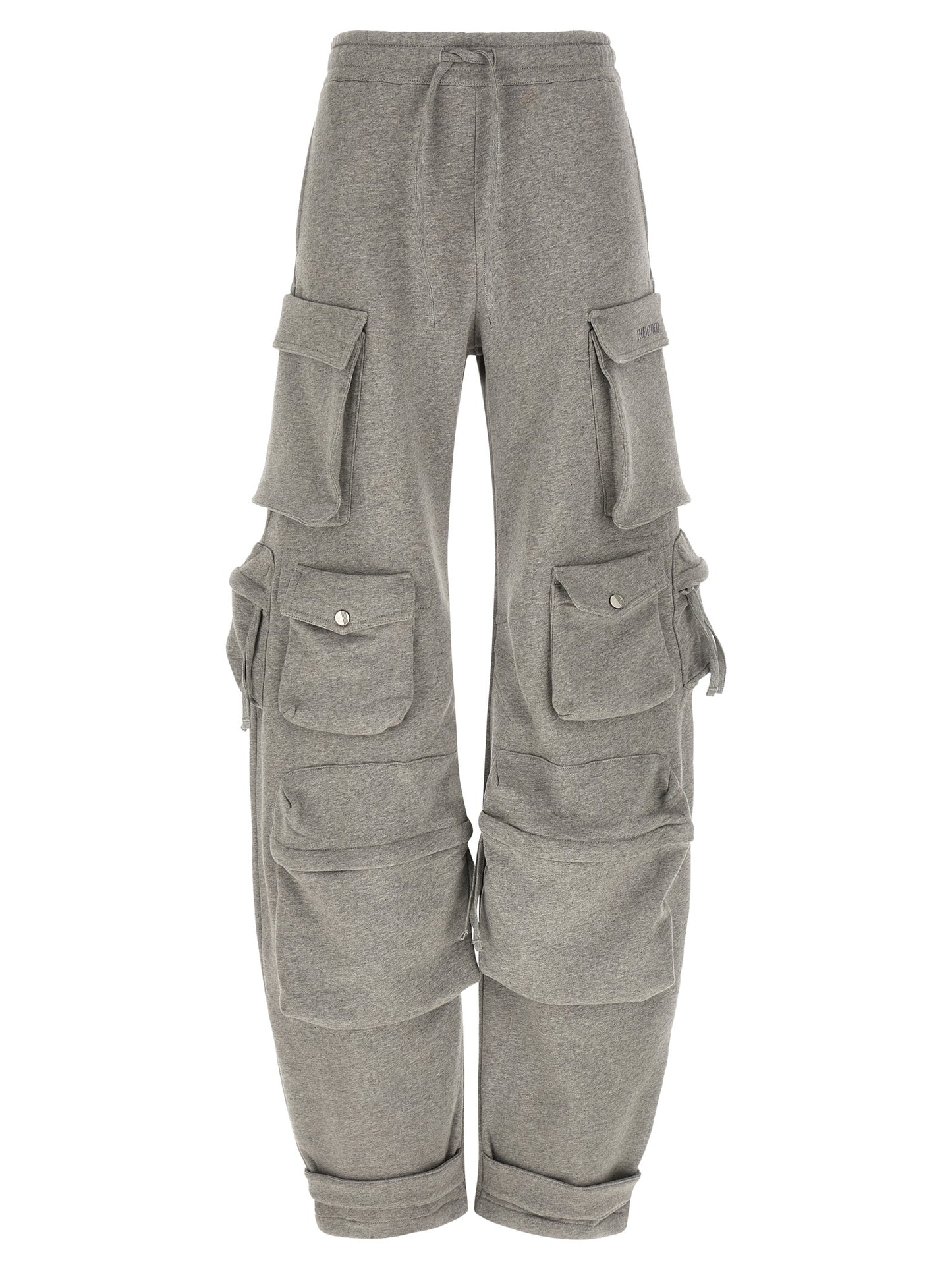 The Attico Gray Cotton Cargo Pants