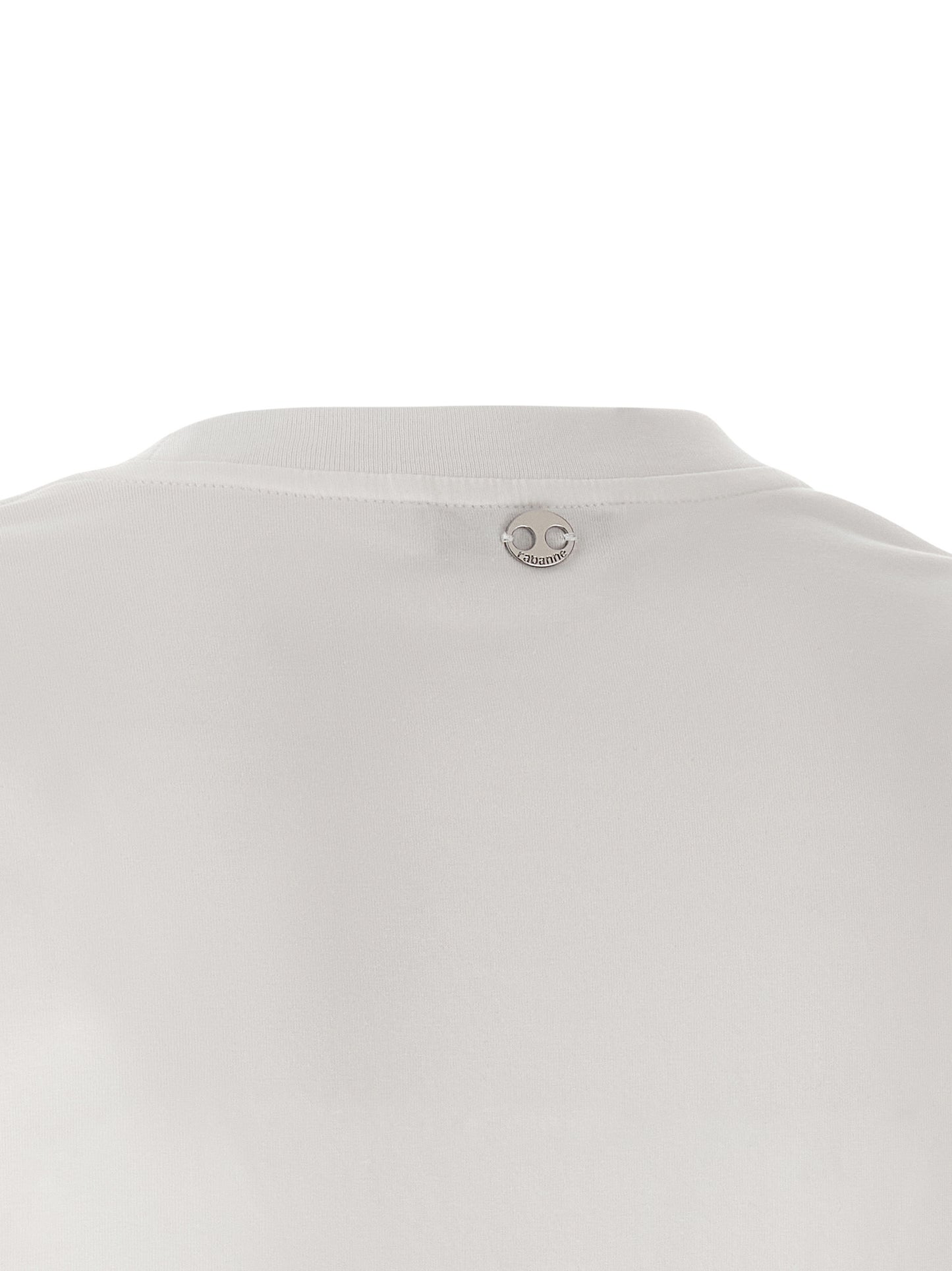 Paco Rabanne White Cotton T-Shirt