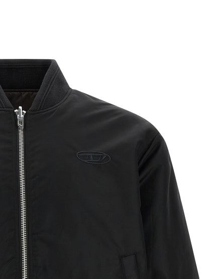 Diesel Black Polyamide Bomber