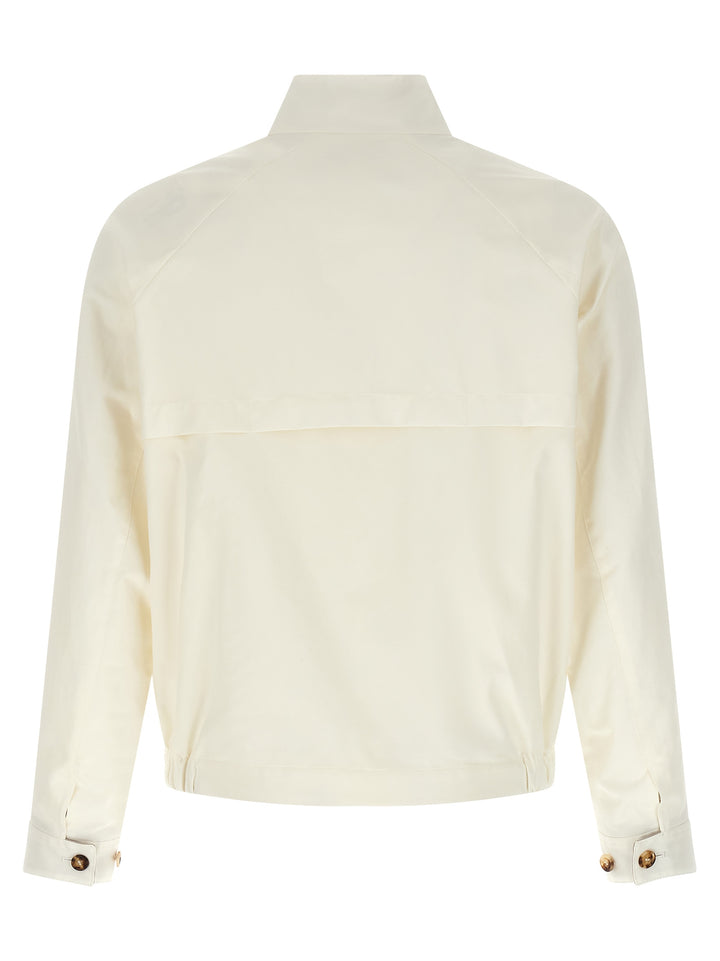 Brunello Cucinelli White Cotton Full-Length Jacket