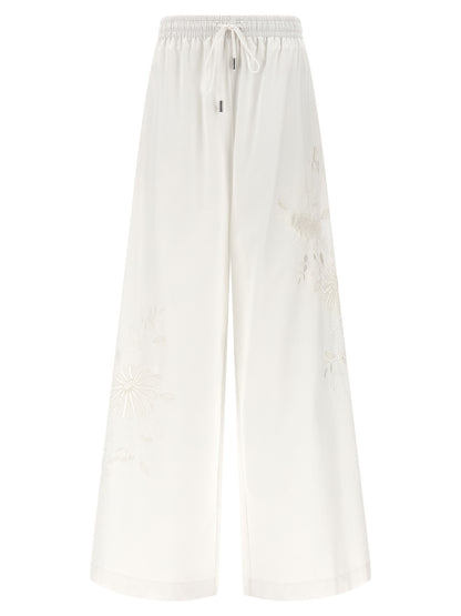 Ermanno Scervino White Cotton Casual Pants