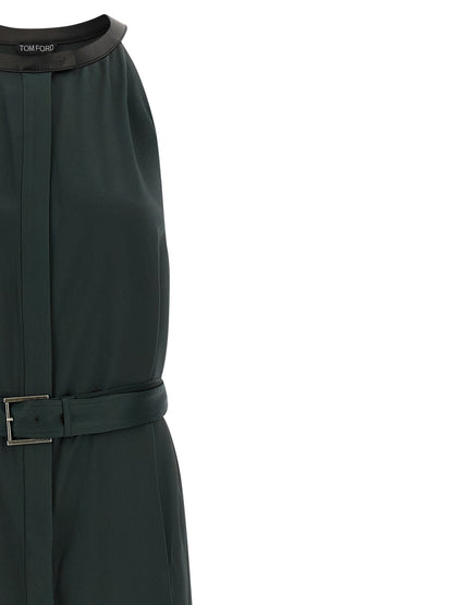 Tom Ford Bicolor Acetate Long Dress