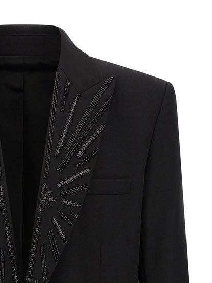 Balmain Black Virgin Wool Blazer