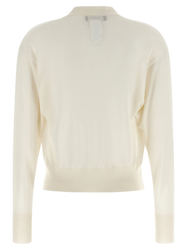 Fabiana Filippi White Cashmere Cardigan