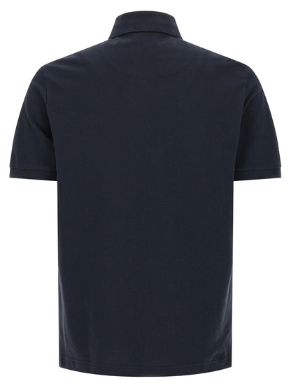 Etro Blue Cotton Polo Shirt
