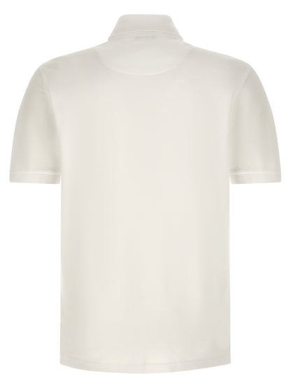 Etro White Cotton Polo Shirt