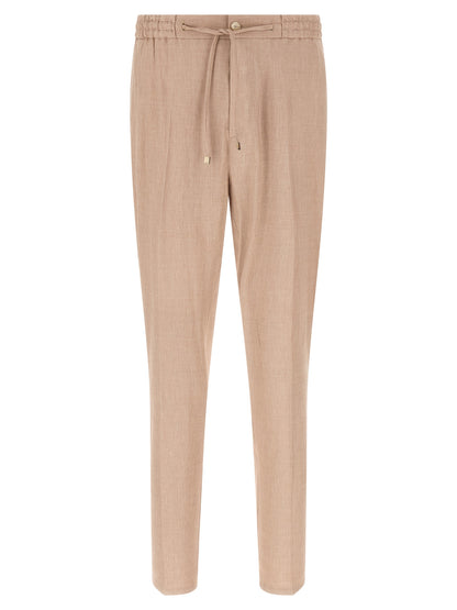 Etro Beige Linen Joggers (Workout Pants)