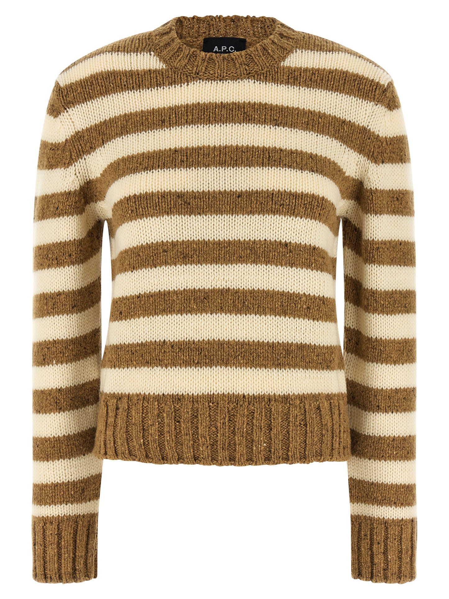 A.P.C. Brown Virgin Wool Cardigan
