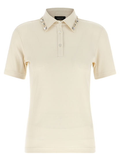 Fabiana Filippi Beige Cotton Polo Shirt
