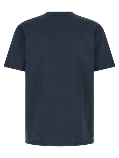 MARANT Blue Cotton T-Shirt