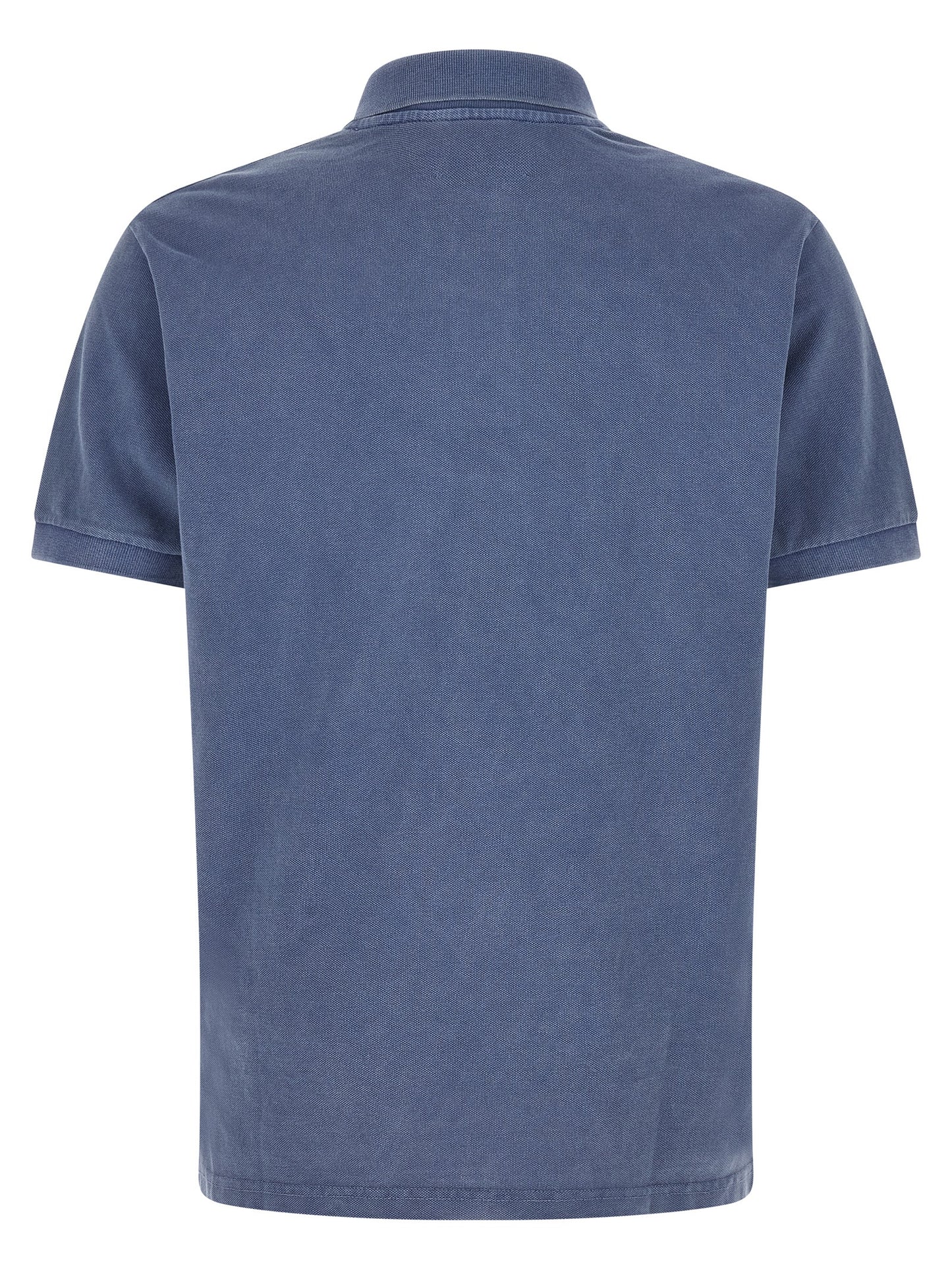 MARANT Blue Cotton Polo Shirt
