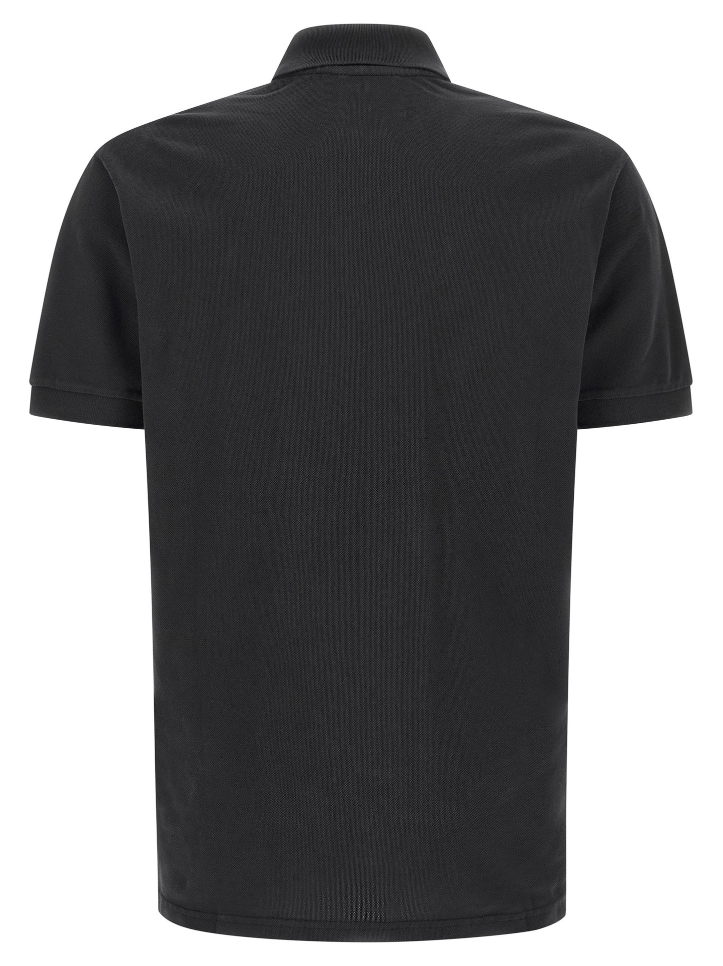 MARANT Black Cotton Polo Shirt