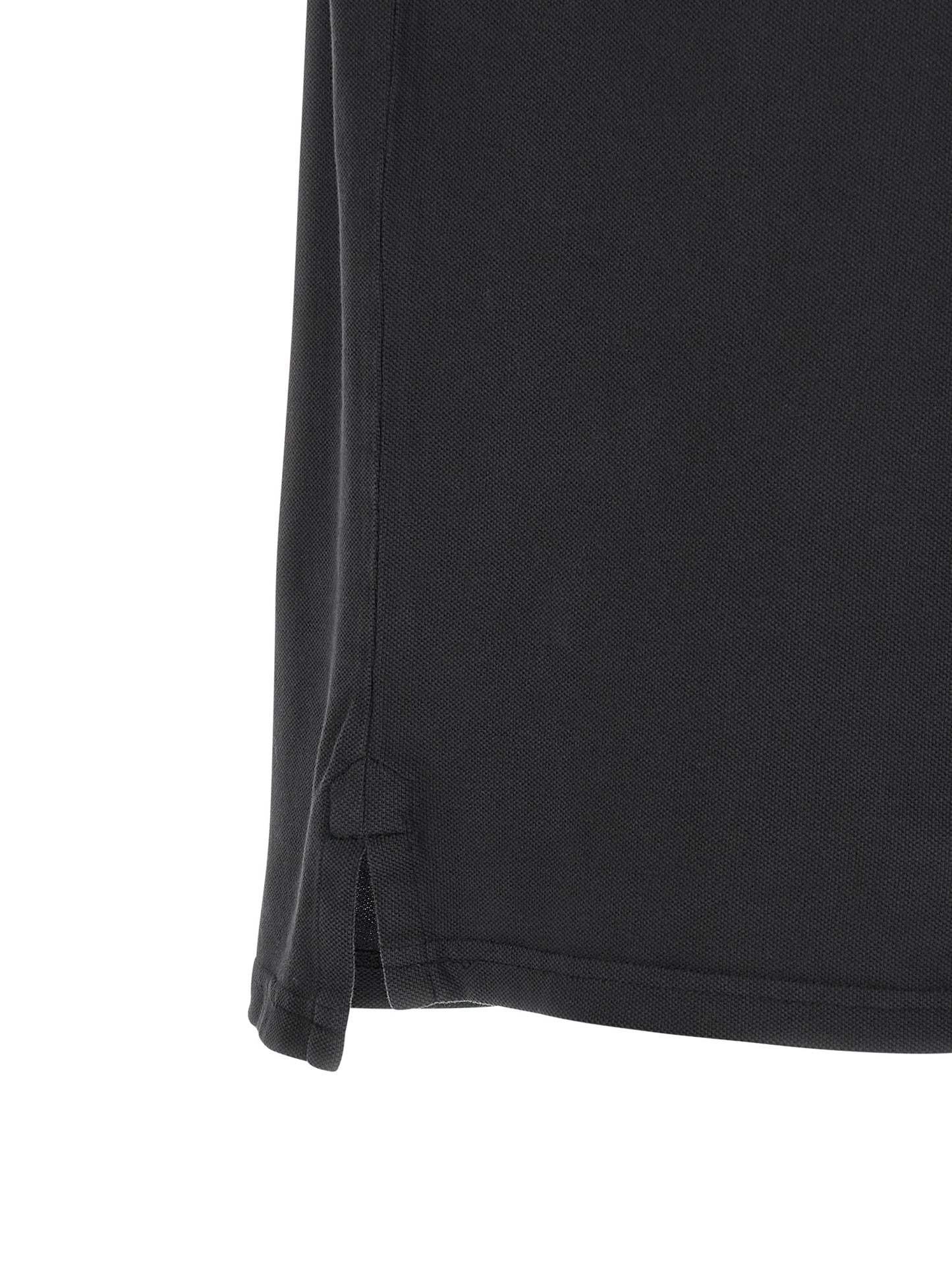 MARANT Black Cotton Polo Shirt