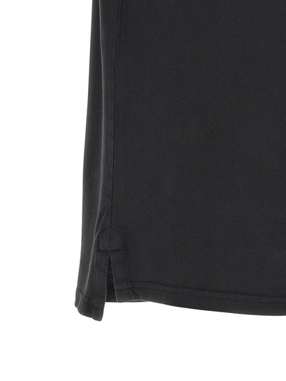 MARANT Black Cotton Polo Shirt