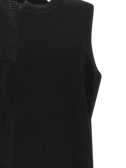 Y-3 Black Rayon Sleeveless Jacket