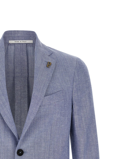 Pal Zileri Blue Wool Blazer