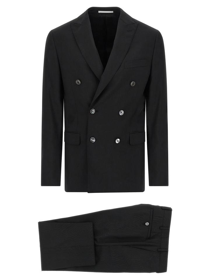 Pal Zileri Black Wool Two-Piece Suit
