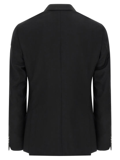 Pal Zileri Black Wool Two-Piece Suit