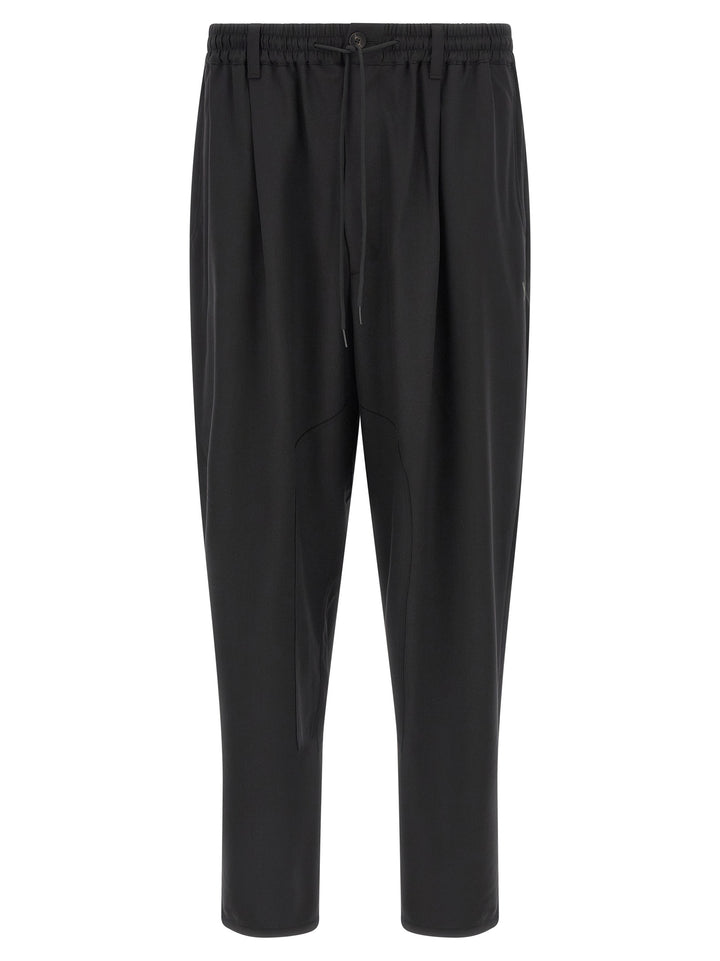 Y-3 Black Polyester Casual Pants