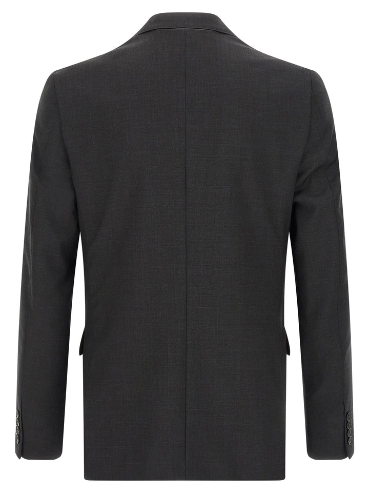 Pal Zileri Gray Viscose Two-Piece Suit