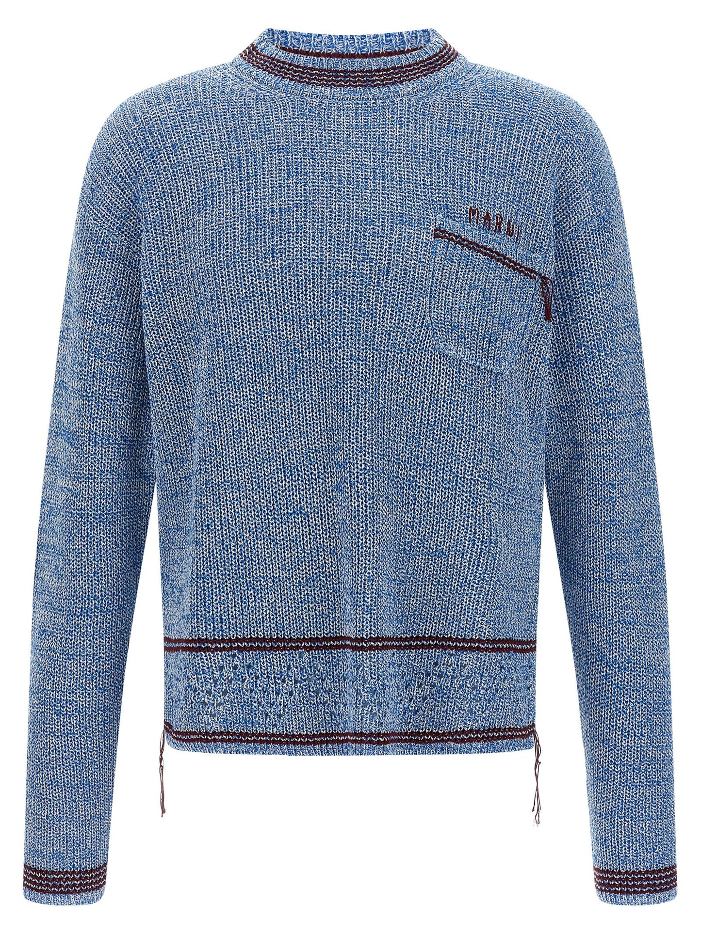 Marni Blue Cotton Cardigan