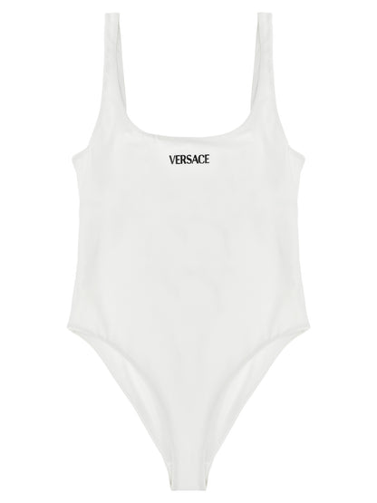 Versace White Nylon One-Piece Swimsuit