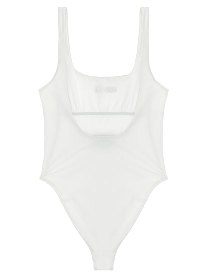 Versace White Nylon One-Piece Swimsuit