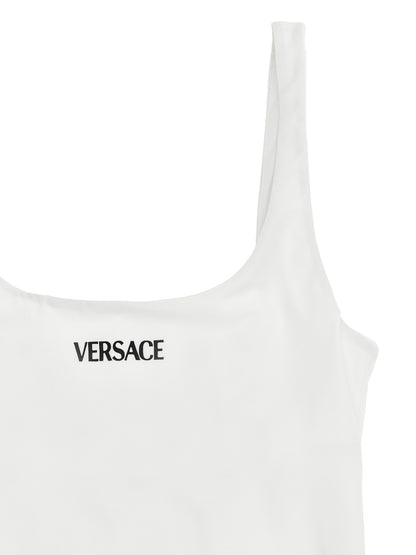 Versace White Nylon One-Piece Swimsuit