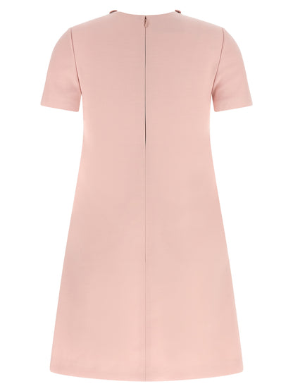 Valentino Garavani Multicolor Virgin Wool Short Dress