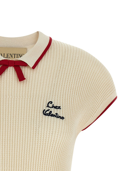 Valentino Garavani Beige Cotton Shortsleeve Shirt