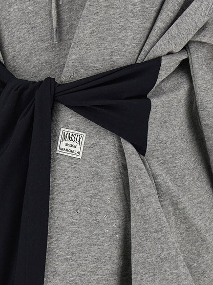MM6 Maison Margiela Gray Cotton Short Dress