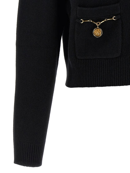 Chloé Black Wool Cardigan