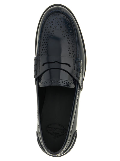 Church's Blue Calfskin Slip-On Loafers
