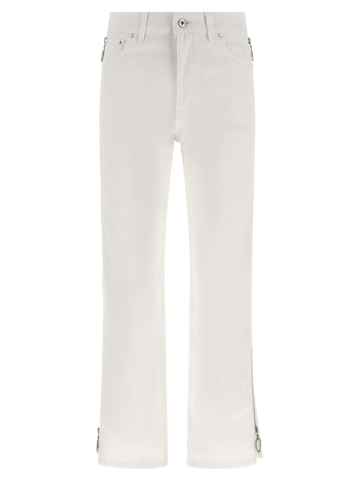 Paco Rabanne White Cotton Jeans Denim