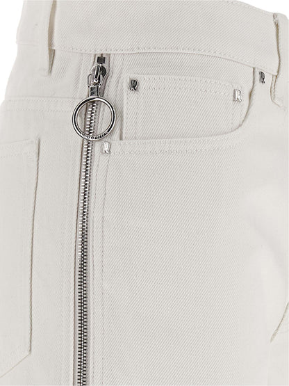 Paco Rabanne White Cotton Jeans Denim