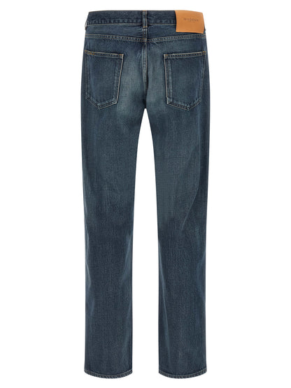 J.W.Anderson Blue Cotton Straight-Leg Jeans