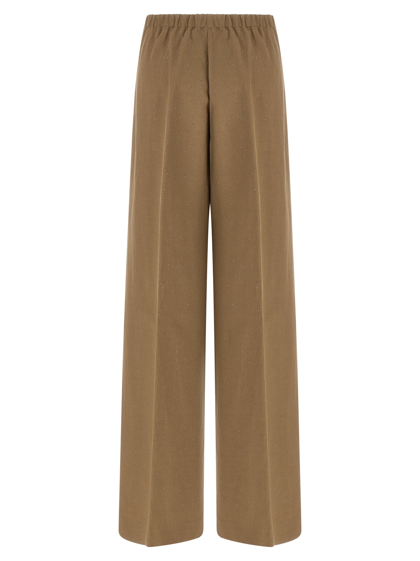 Herno Brown Viscose Casual Pants