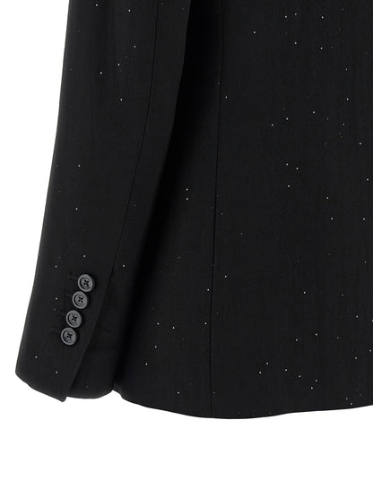Herno Black Viscose Blazer