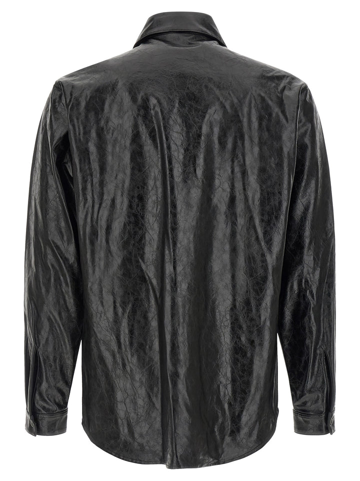 Diesel Black Viscose Blouse