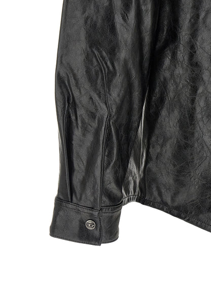 Diesel Black Viscose Blouse
