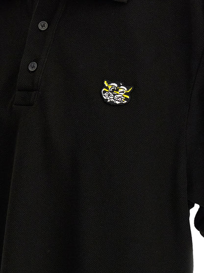 Kenzo Black Cotton Polo Shirt