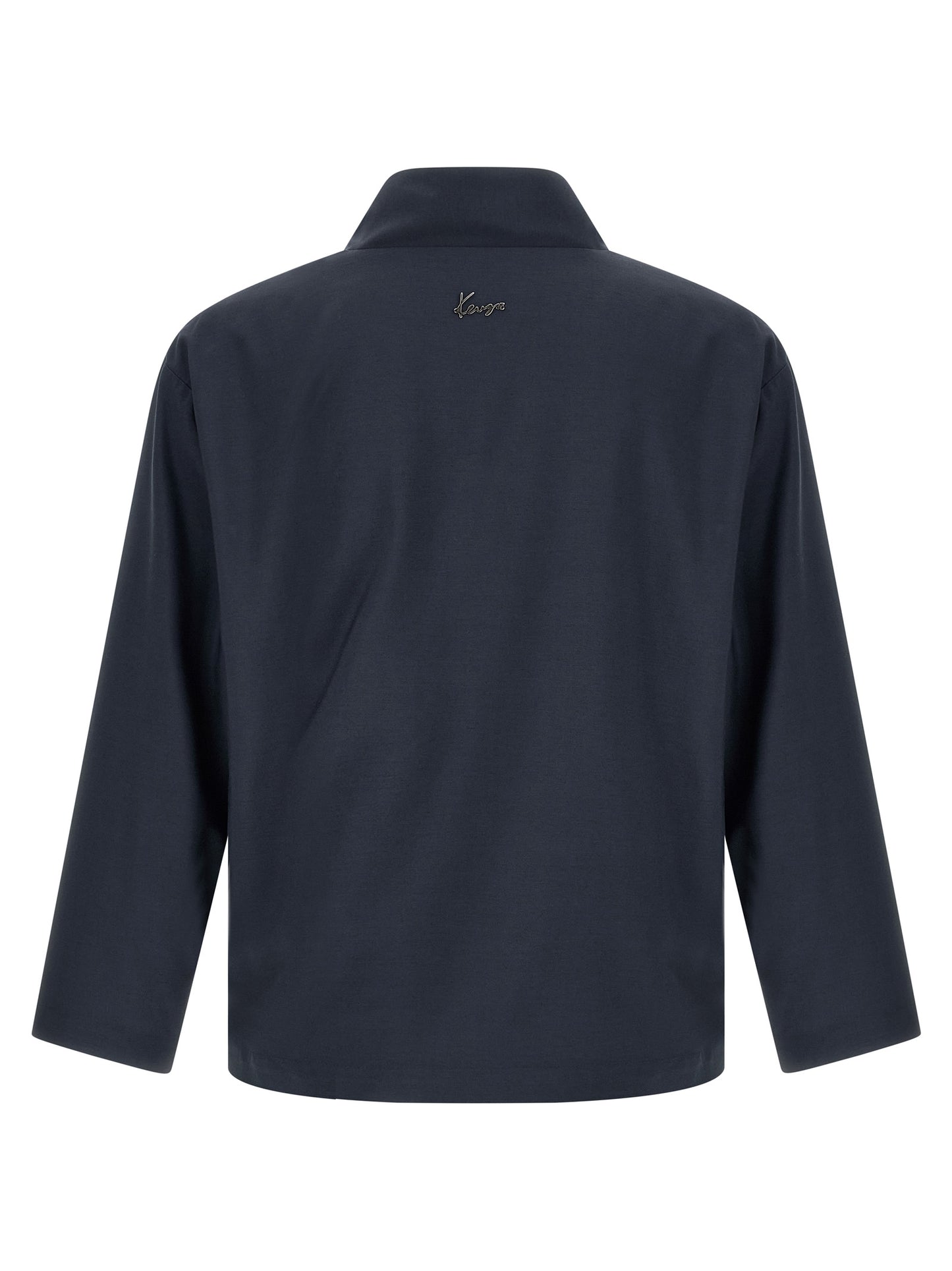 Kenzo Blue Viscose Blazer