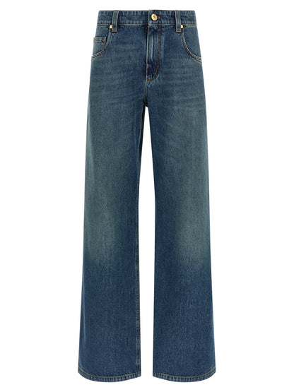 Brunello Cucinelli Blue Cotton Jeans Denim