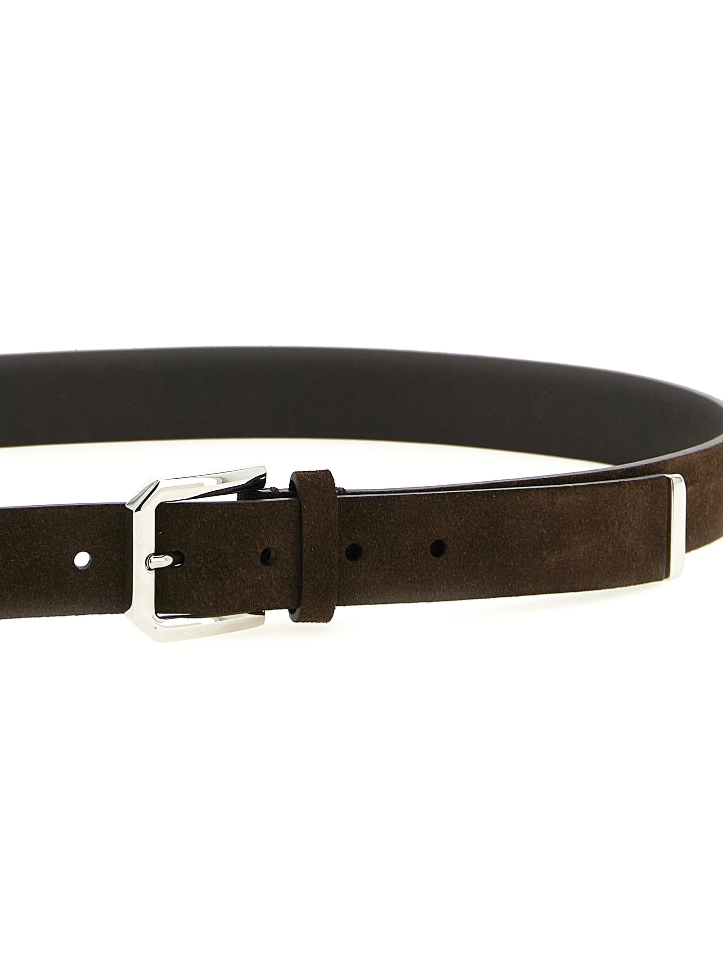 Brunello Cucinelli Brown Bull Skin Regular Belt